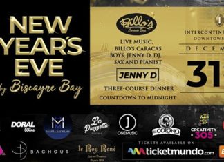 New Year's Eve by Biscayne Bay at the Intercontinental Hotel Miami Downtown