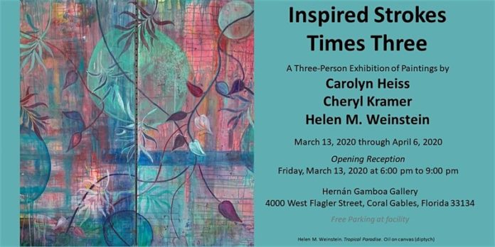 Inspired Strokes Times Three Carolyn Heiss-Cheryl Kramer- Helen M. Weinstein.jpg