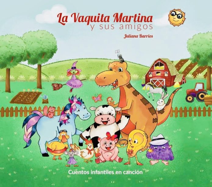 Portada DISCO La vaquita Martina y sus amigos
