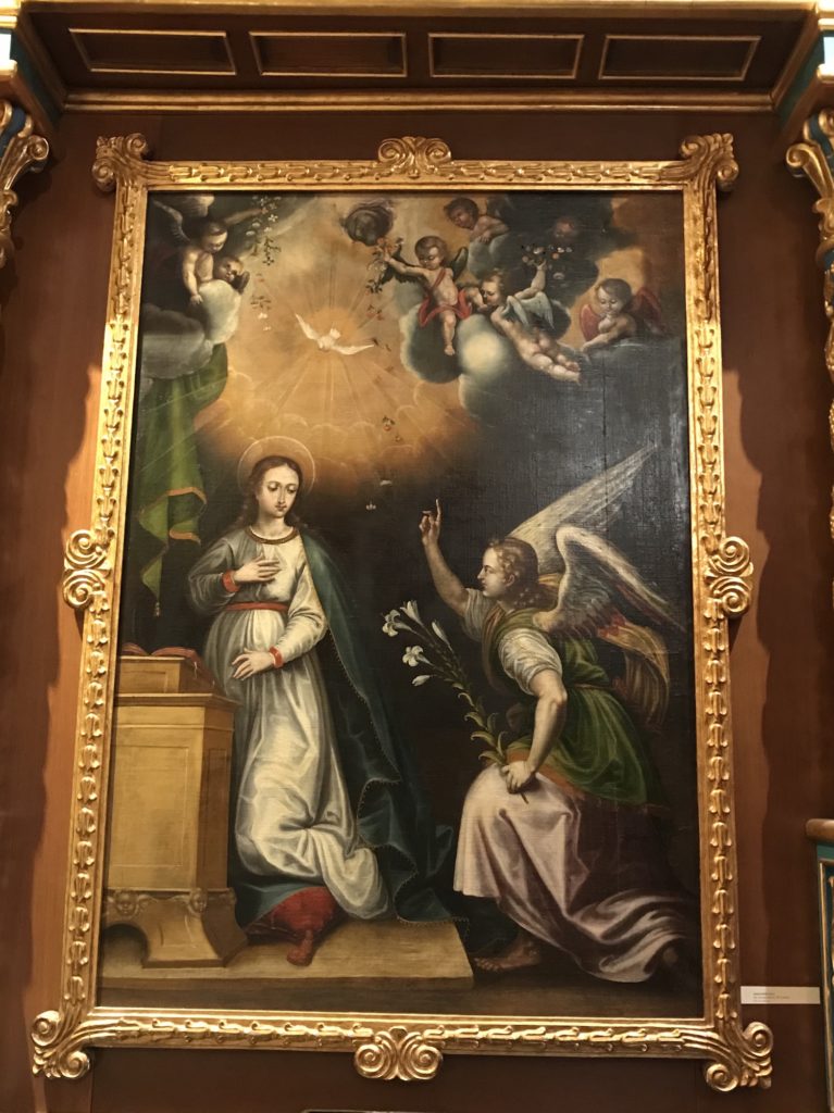 The Annunciation Anonymous, Cusco, Peru, 18th century, oil on canvas The Chapel of La Merced, Miami