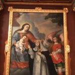 The Marriage of Santa Rosa of Lima, Anonymous, Cusco, Peru, 18th century, oil on canvas The Chapel of La Merced, Miami