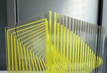 Wuilfredo Soto Infinity in Yellow, 2015 Laser cut painted acrylic