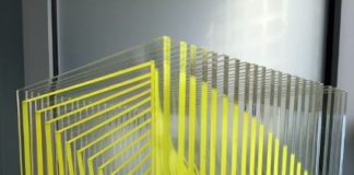 Wuilfredo Soto Infinity in Yellow, 2015 Laser cut painted acrylic