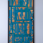 Clark Medley Sounds From the Other Room, 2019 Mixed media on wood 80×36 inches