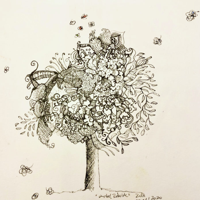 La artista chilena Claudia Retamal