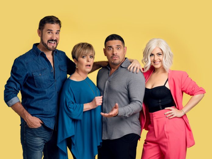 Alejandro Dávalos, Dianelys Brito, Mijail Mulkay y Claudia Valdés