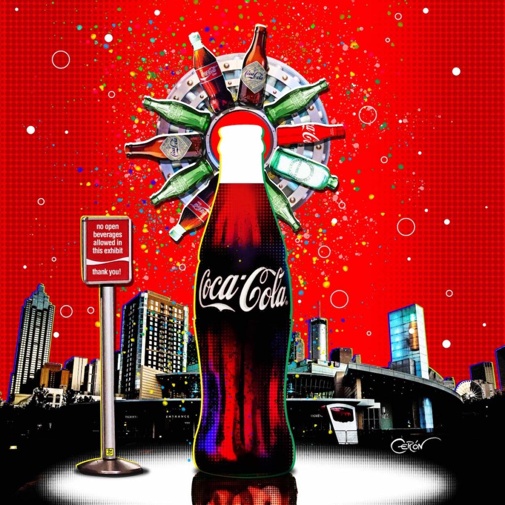 Francisco Ceron Cocacola, 2021 Digital Print on Metal