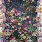 Matt Jacobs Fertile Garden, 2020 12×9 inches oil on inset panel