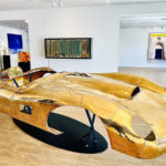 Anthony James, 1957 Ferrari 250 Testa Rossa, ed 8, hHand formed bronze, 60 x 156 x 32 in, 2020