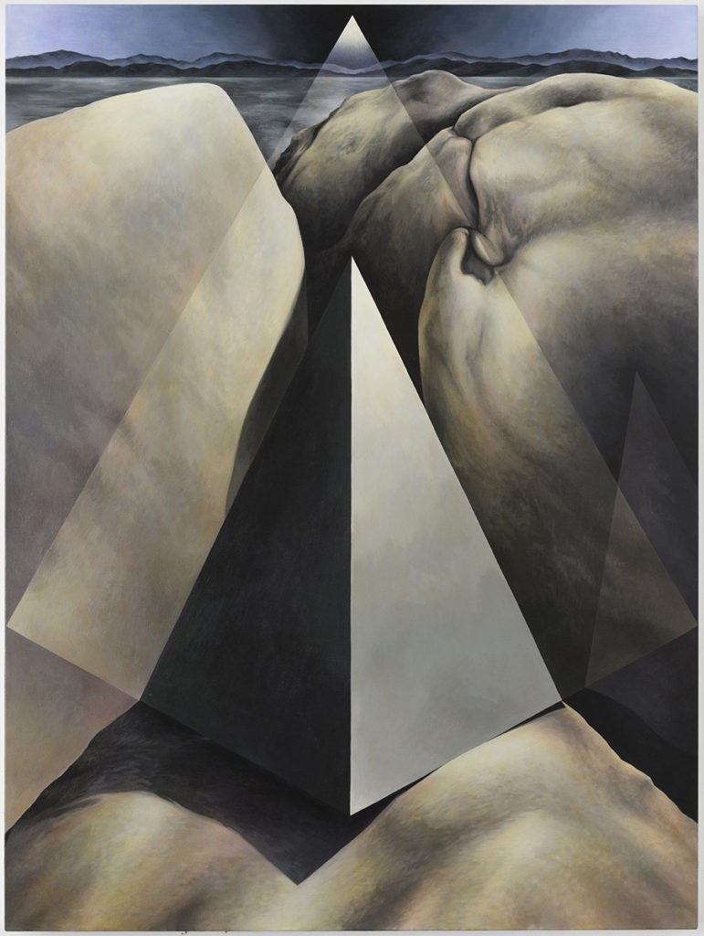 Kelly Berg, “Desert Synchronicity” Acrylic on canvas, 48 x 36 in, 2021