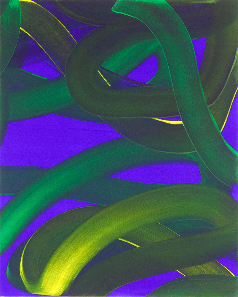 Exp-A, 2007, Acrylic on canvas, 60 x 48 in