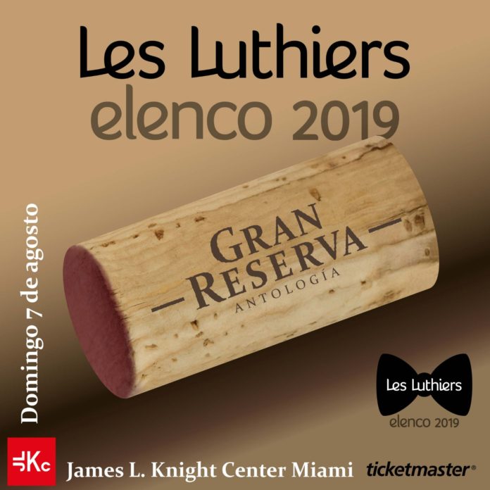 Les Luthiers se presentará el 7 de agosto en el teatro James L. Knight Center