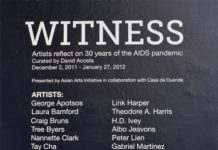 Witness: Artists Respond to 30 Years of the AIDS Pandemic.