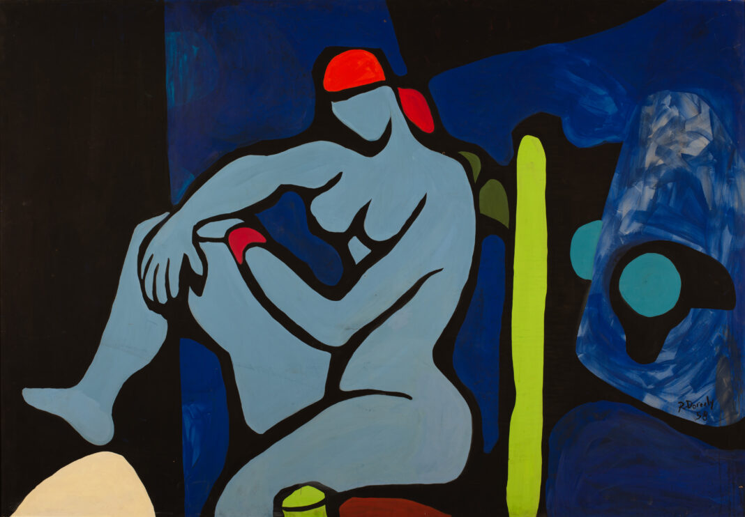 Roland Dorcely, Lumiere bleue (Blue Light) , 1958