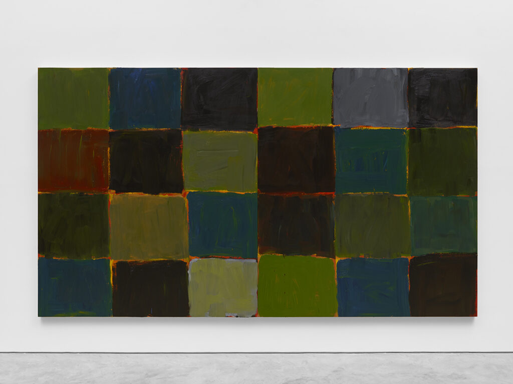 Guadalupe, Oil on aluminum, 85 x 150 x 2 1/8 inches, 2022, ©Sean Scully; Courtesy Lisson Gallery