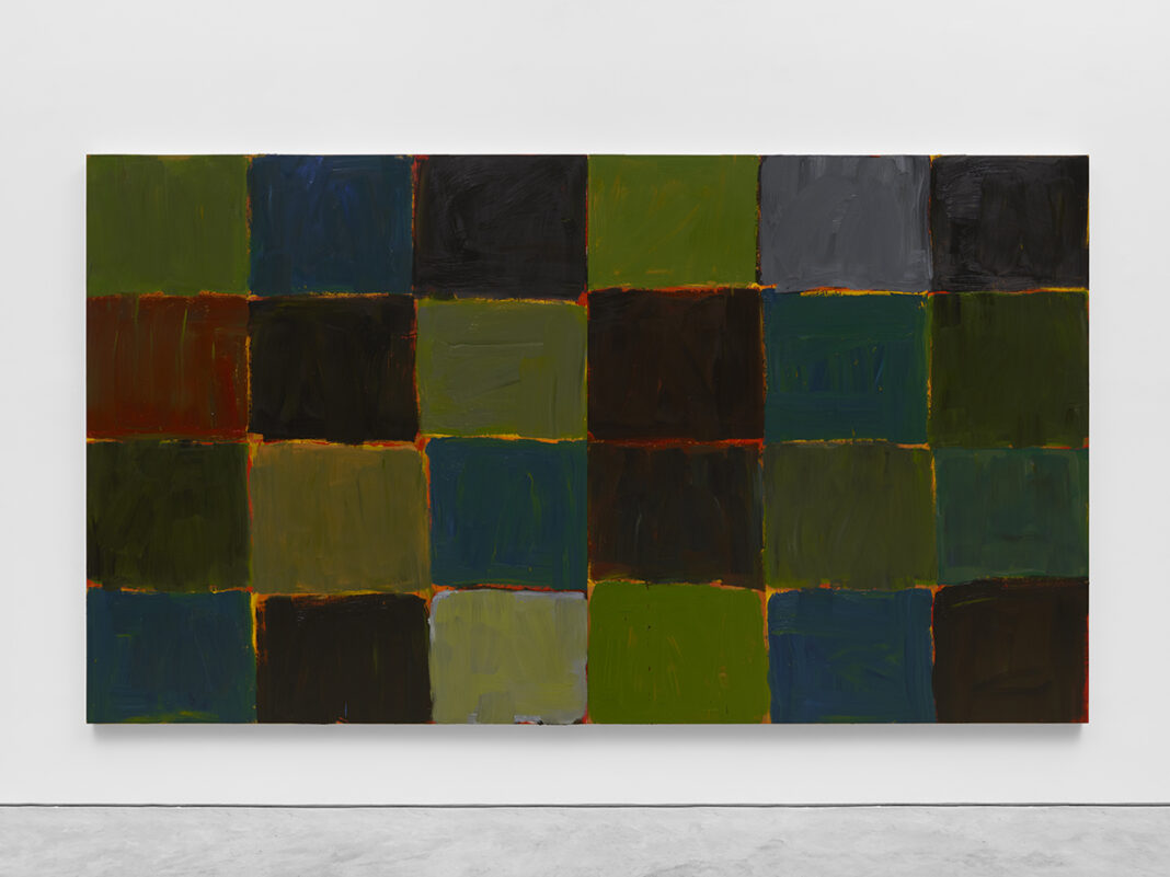 Guadalupe, Oil on aluminum, 85 x 150 x 2 1/8 inches, 2022, ©Sean Scully; Courtesy Lisson Gallery Guadalupe, Oil on aluminum, 85 x 150 x 2 1/8 inches, 2022, ©Sean Scully; Courtesy Lisson Gallery