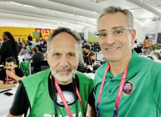 Alejandro Pagni y Eduardo Biscayart