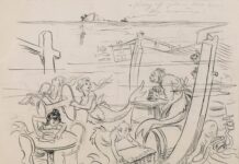 Louis Glackens, Hurry up Girls - Here comes the customers , n.d. Pencil, pen and ink on paper, NSU Art Museum Fort Lauderdale, William Glackens Collection, 92.132