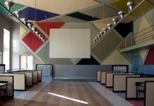Elementarism, Theo van Doesburg . L’Aubette restored dance hall . Strasbourg