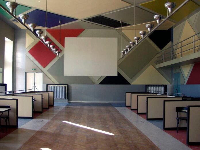 Elementarism, Theo van Doesburg . L’Aubette restored dance hall . Strasbourg