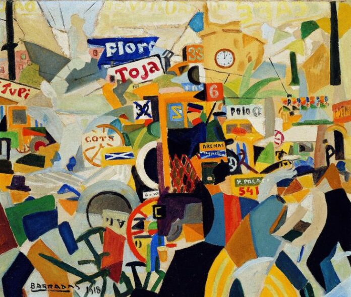 Calle de Barcelona a la 1 p.m. (1918). Rafael Barradas.