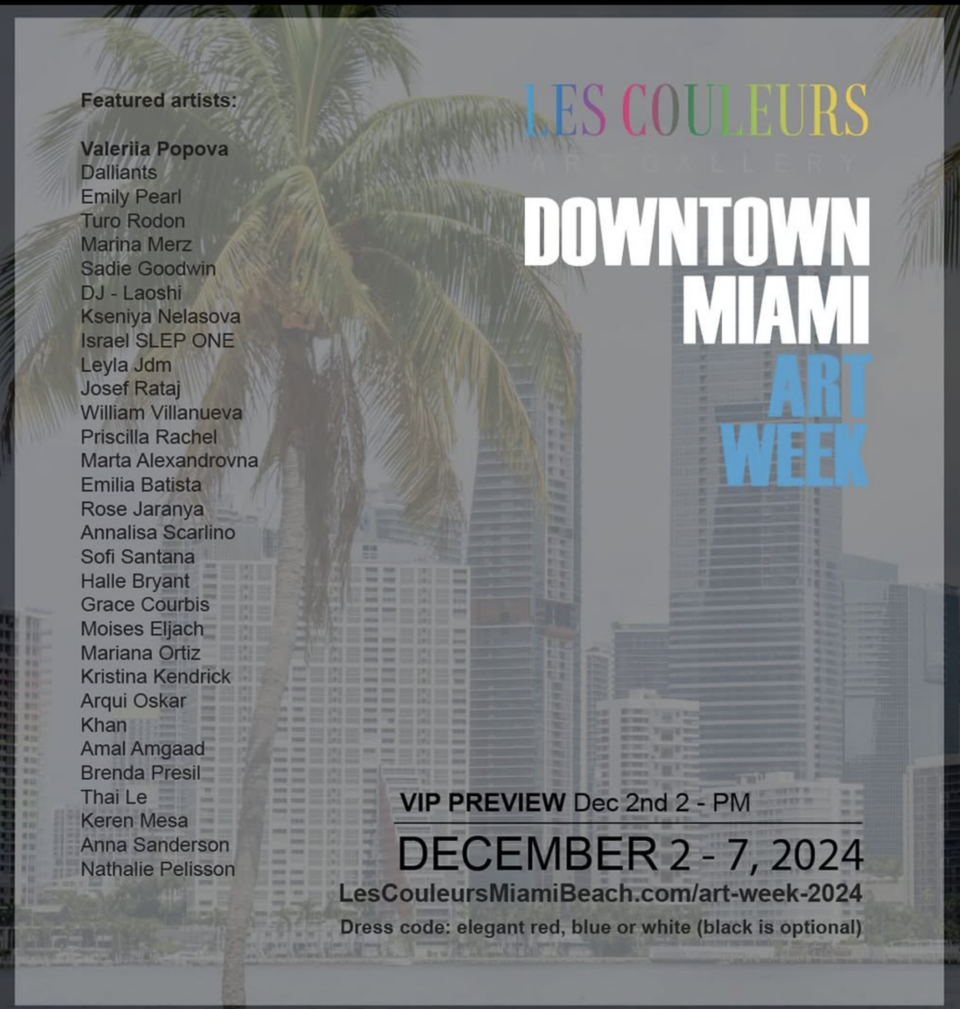 LES COULEURS DOWNTOWN MIAMI AR WEEK