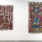 PArtworks by Sanaa Gateja presented by Afriart Gallery in the Nova sector of Art Basel Miami Beach 2023.