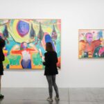 Artworks by Basim Magdy presented by Gypsum Gallery in the Nova sector of Art Basel Miami Beach 2023.