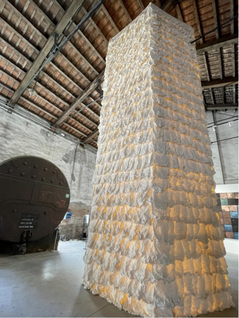 ZHU JINSHI, Rice Paper Pagoda, 2024