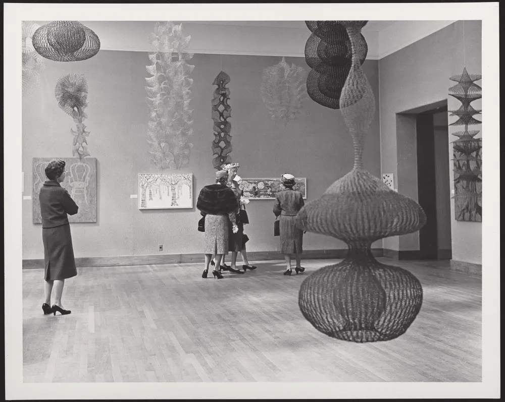 Ruth Asawa wire art, sculpture