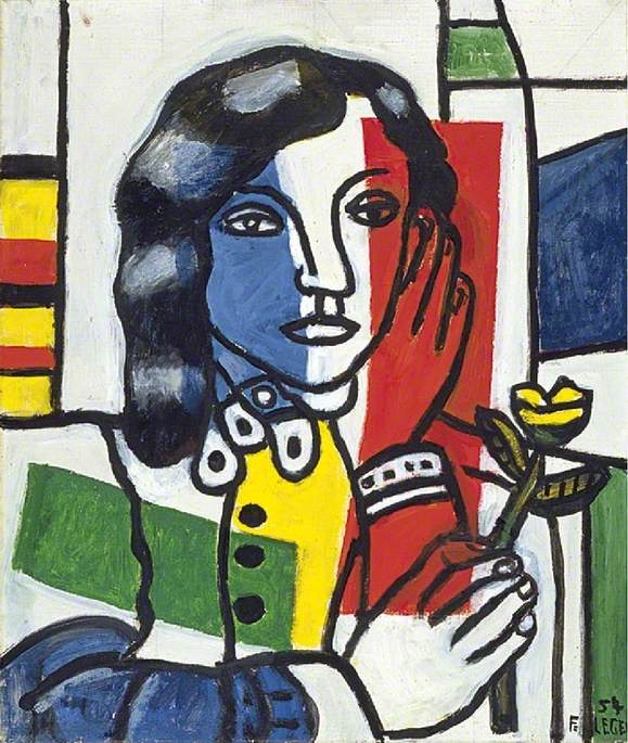 Leger, Fernand, 1881-1955; Young Girl Holding a Flower