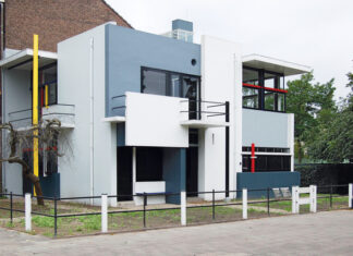 1924, Schröder House, Utrecht, NETHERLANDS, Gerrit Rietveld