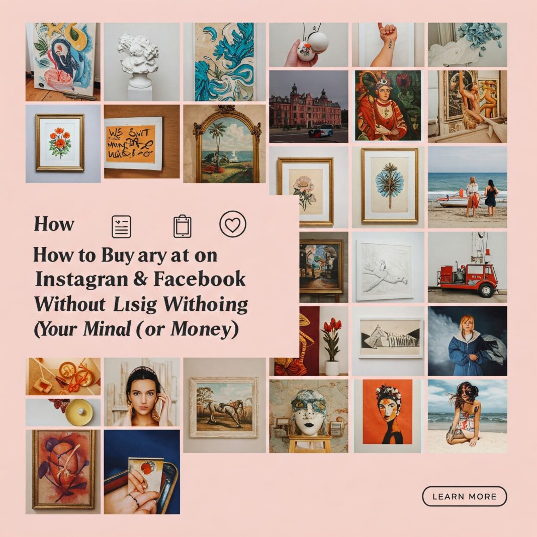 How to Buy Art on Instagram & Facebook Without Losing Your Mind (or Your Money)