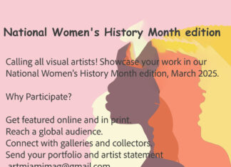 Call for Artists National Women's History Month edition 2025