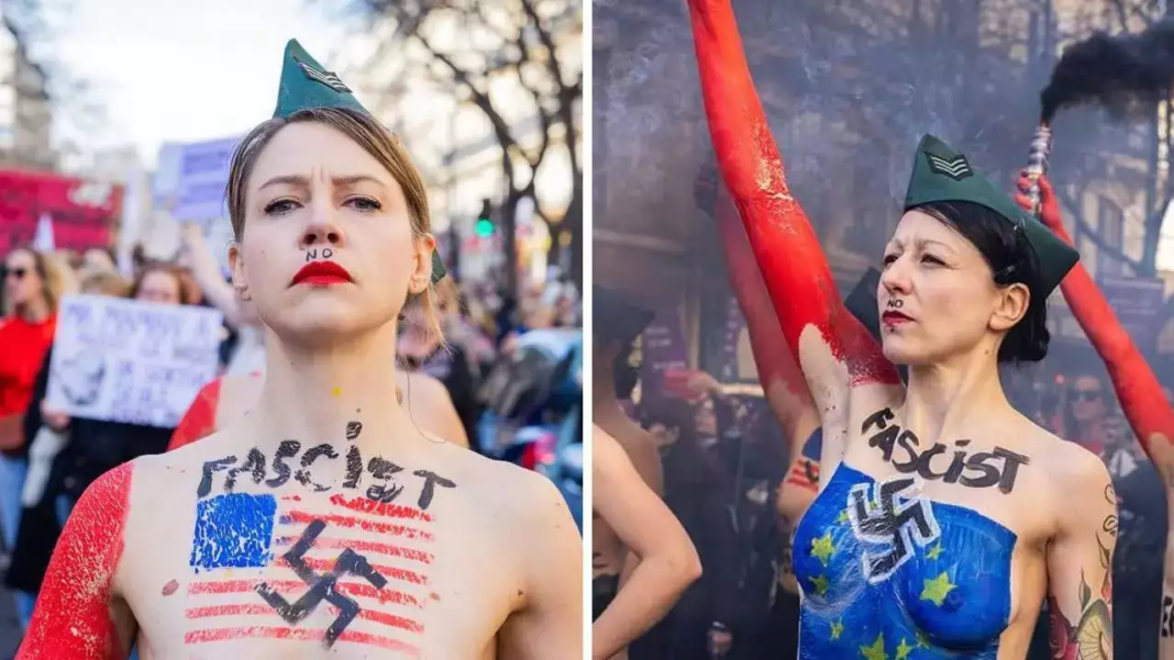 FEMEN activists in Paris