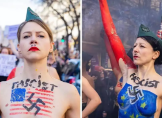 FEMEN activists in Paris