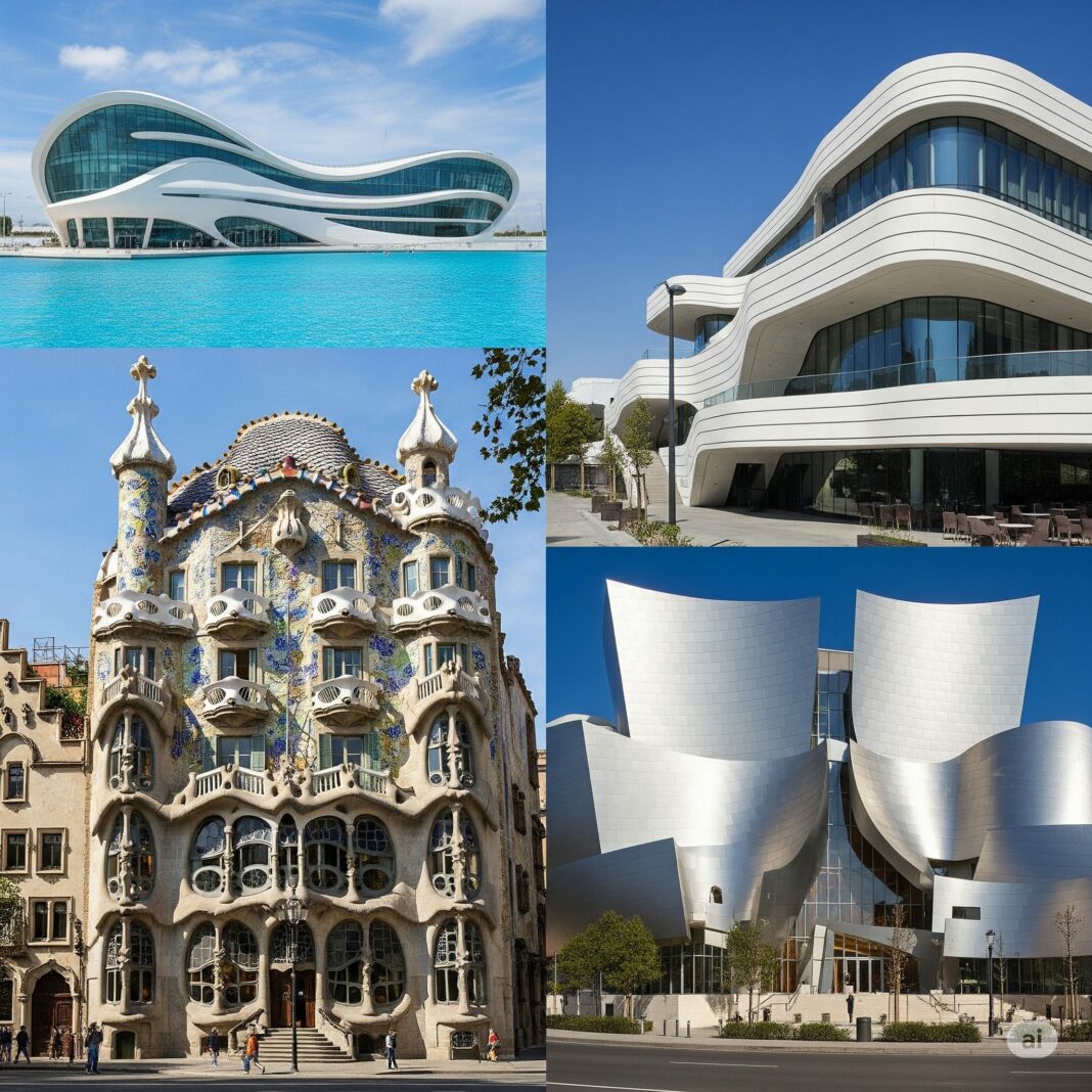 Gaudí- Hadid- and Gehry