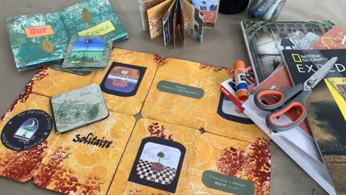 Mini Bookmaking Workshop by artist Wilie Báez