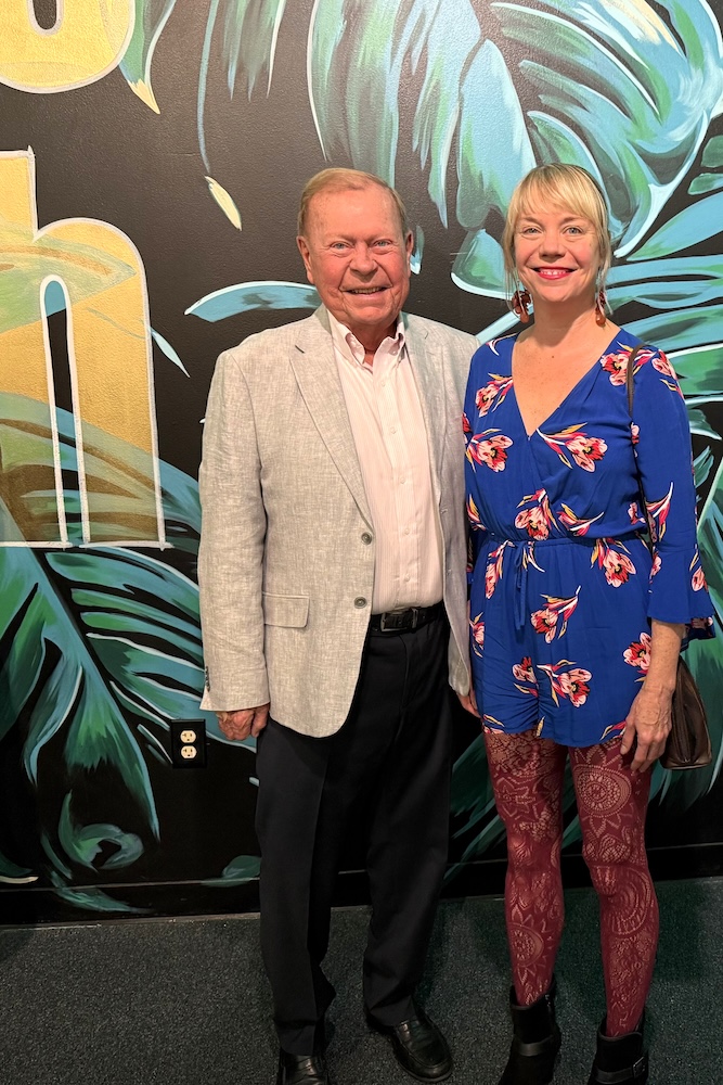 Bo Pettersson and Co-Chair of WILD Exhibit Christina Pettersson