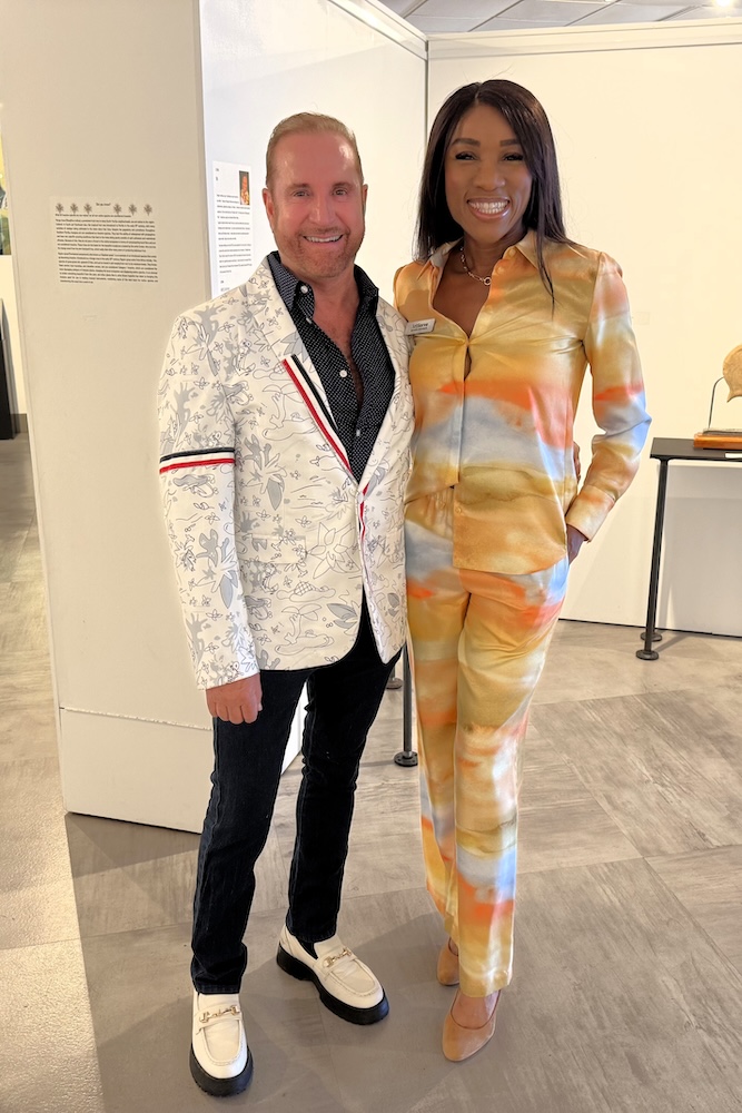ArtServe board members Frank D'Agostino and Blessing Ndem