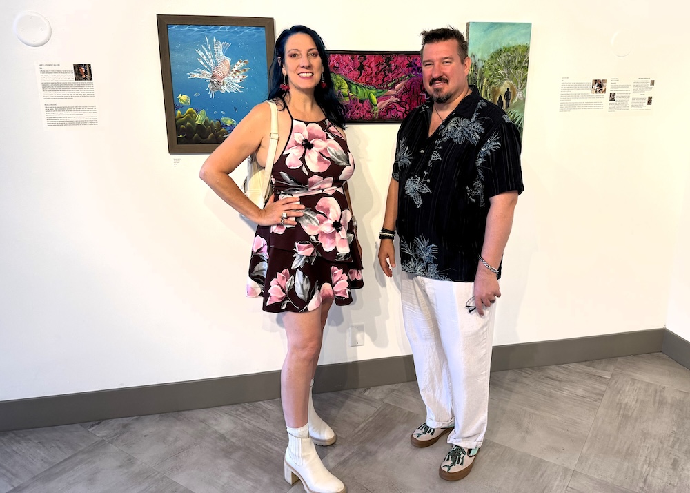 WILD exhibit featured artist Lu Ru and Don Rudawsky
