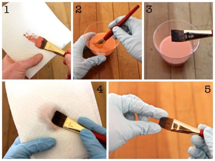 How to Clean a Paintbrush