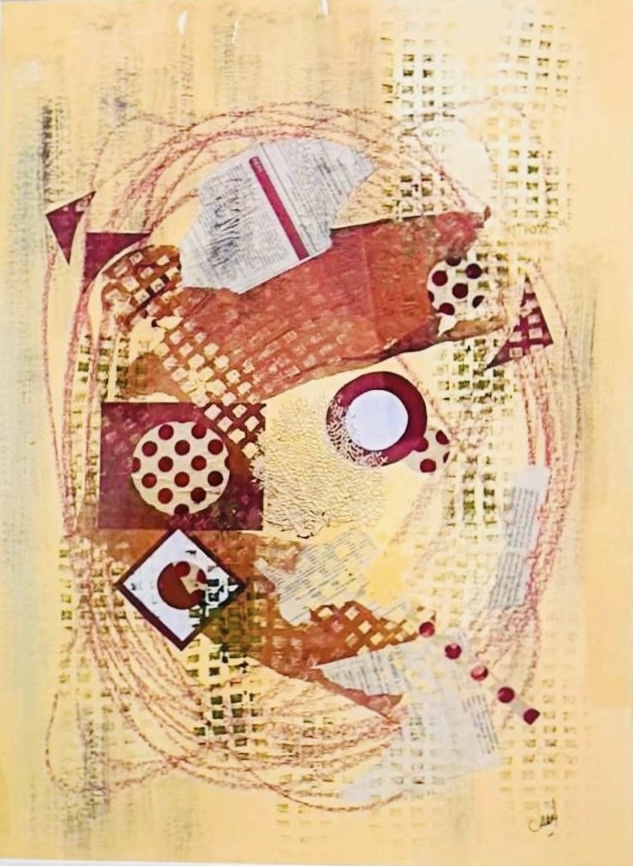Mircza Seiler Imprint Series Collage on paper