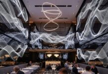 Los perfiles clave detrás del diseño de un restaurante de alta gama high-end restaurant with kinetic art