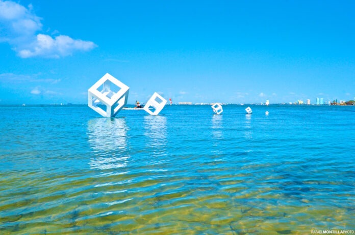 Floating cubes