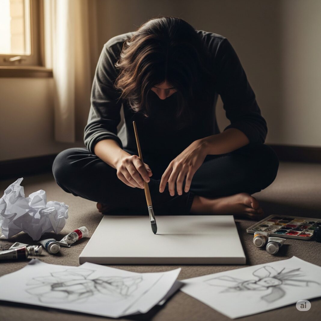 Cómo crear arte cuando te sientes inseguro