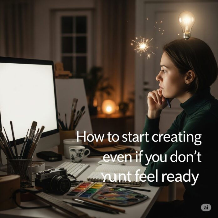 Cómo empezar a crear aunque no te sientas preparado