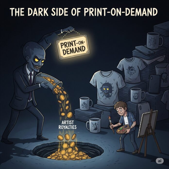 The Dark Side of Print-on-Demand: How the Industry is Undermining Artist Royalties