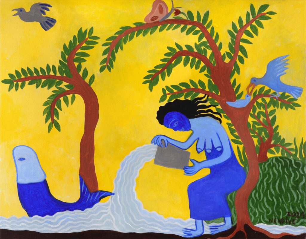Manuel Mendive, El El agua, 2024
