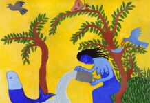 Manuel Mendive Hoyos: The Alchemist of Afro-Cuban Visual Mythology Manuel Mendive, El El agua, 2024